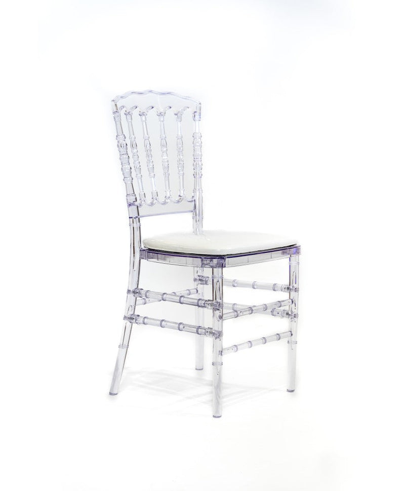 Chaise Napoléon plexi transparente